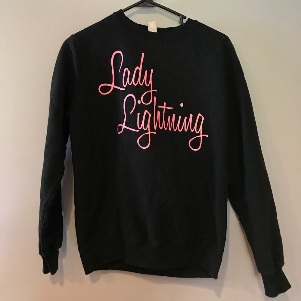 Lady lightning crew neck